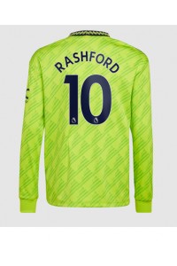 Manchester United Marcus Rashford #10 Voetbaltruitje 3e tenue 2022-23 Lange Mouw